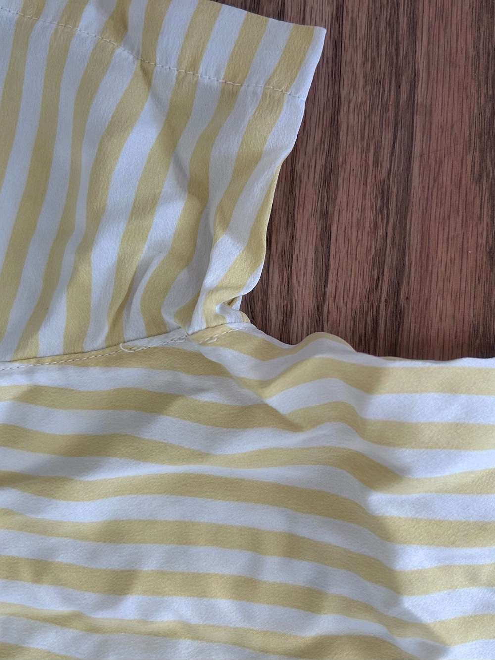 lunya Yellow and White Striped SilkSleep Set - Picture 3 of 7